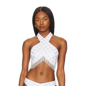 NWT Beach Riot x Revolve Jessica Bikini Top size M